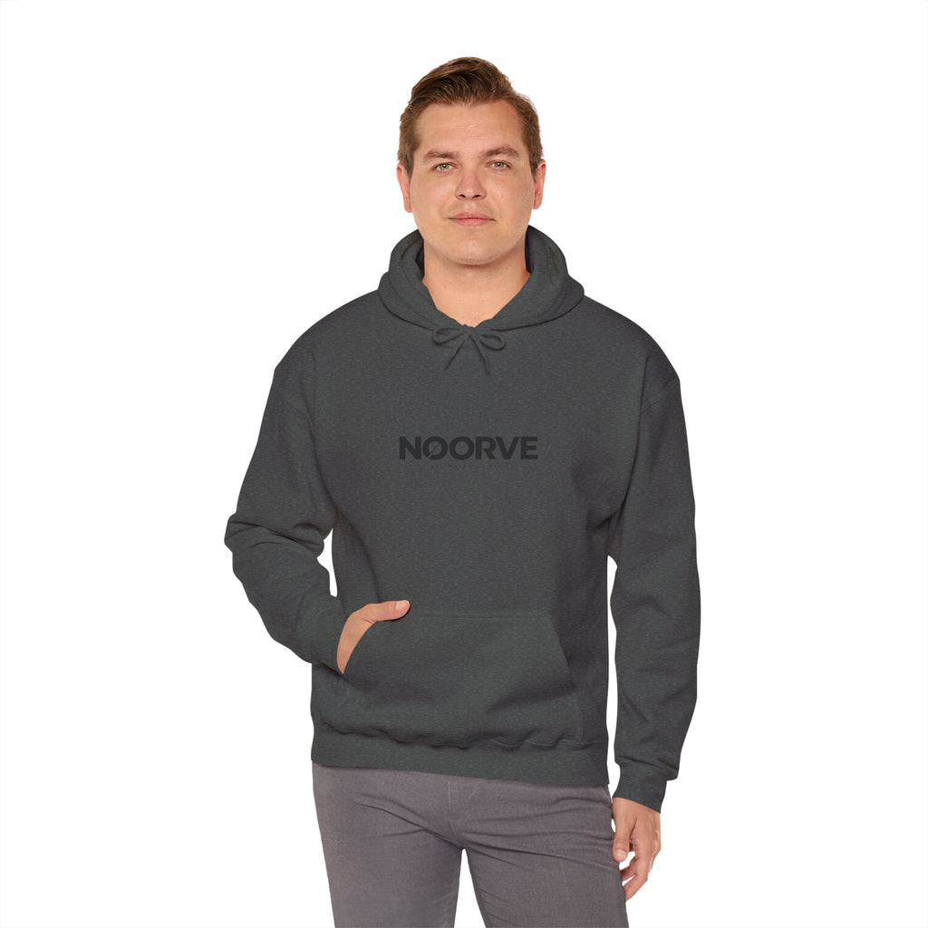 Noorve 'ISHQ' Script Hoodie — Floral Arabic Love Graphic Pullover