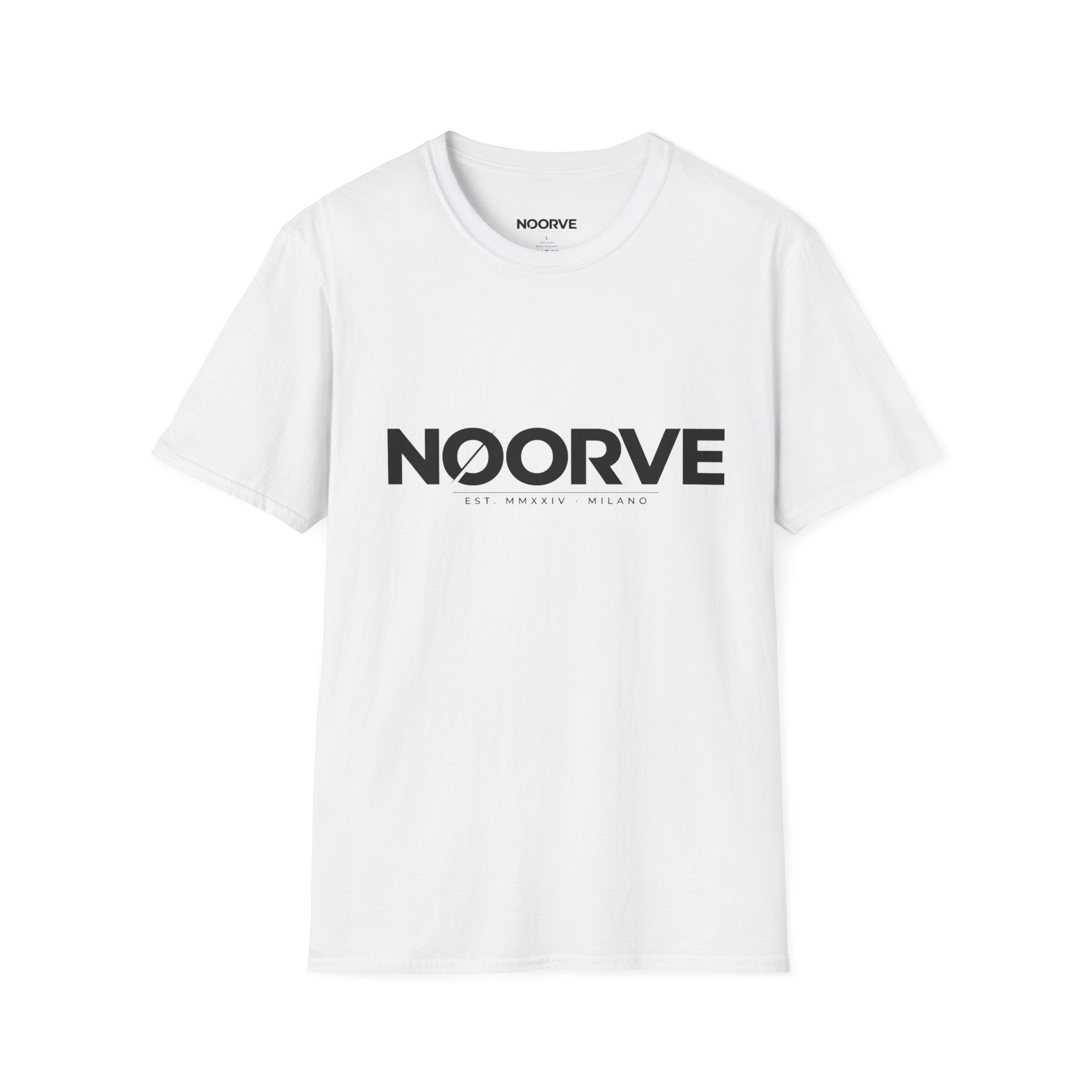 NOORVE Logo T-Shirt — Minimalist Milano Graphic Tee