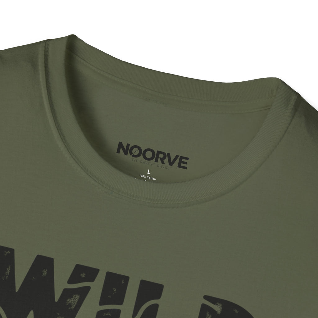 Wild Fire Graphic T‑Shirt — Bold Flame Typography Tee