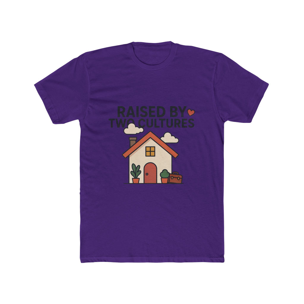 Raised by Two Cultures T-Shirt — “My Accent Is The Proof” Multicultural Pride Tee