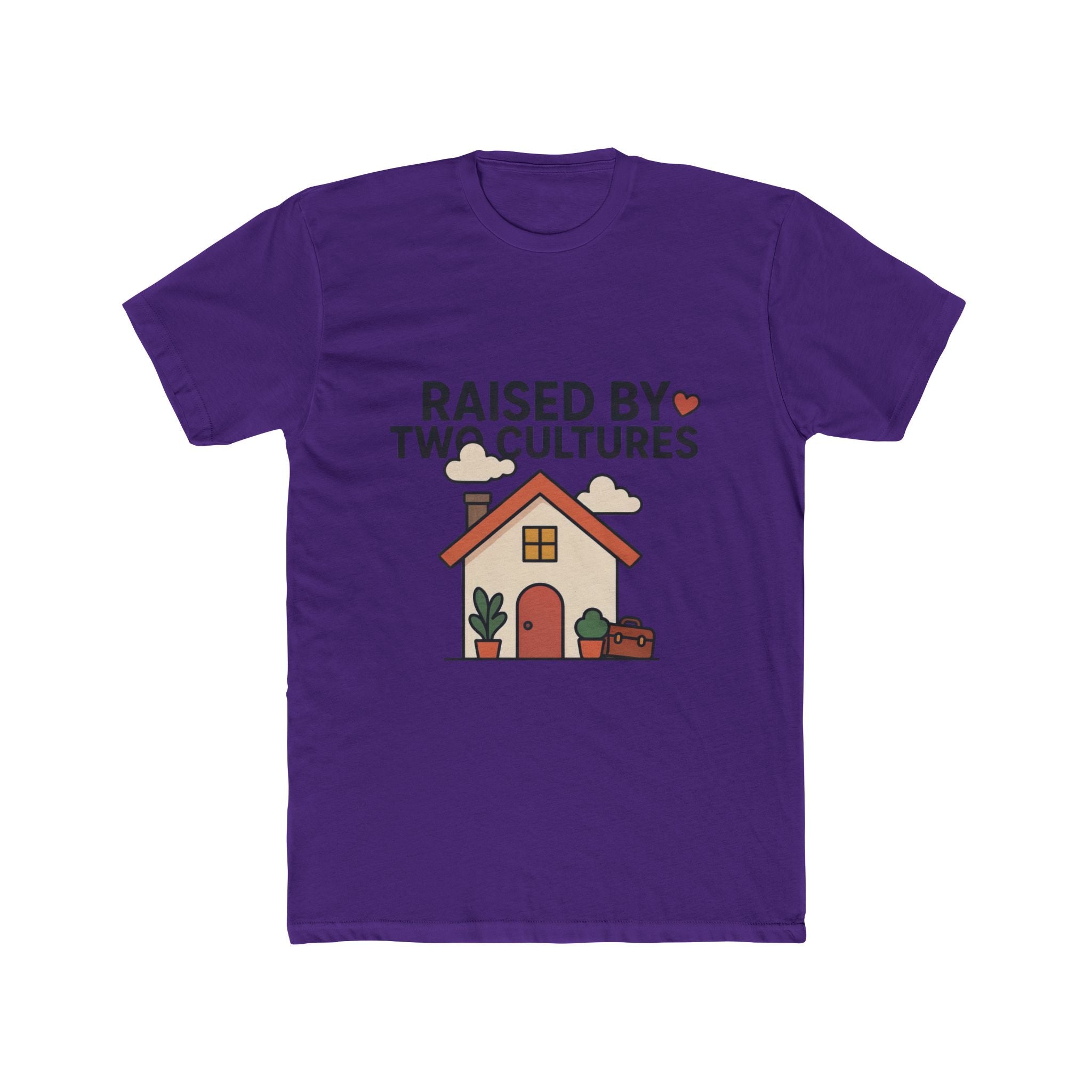 Raised by Two Cultures T-Shirt — “My Accent Is The Proof” Multicultural Pride Tee