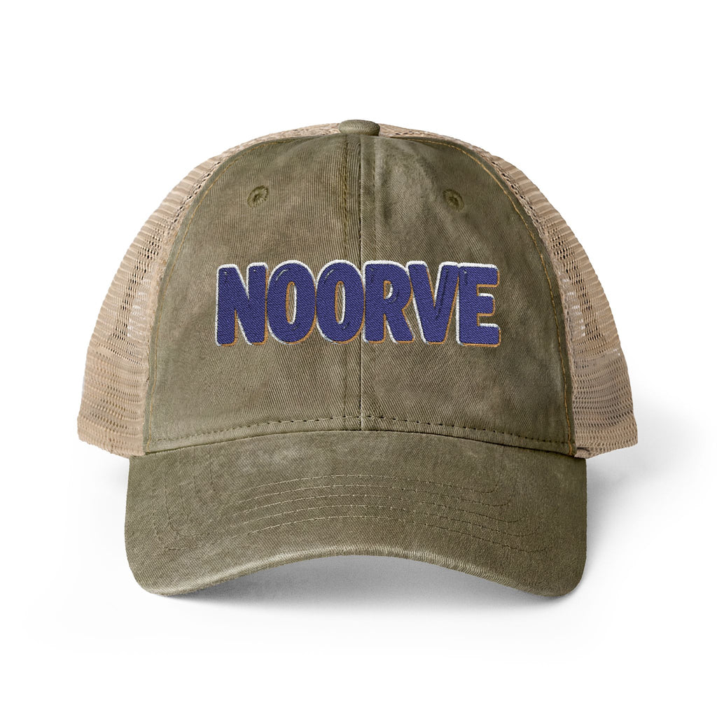 Washed Mesh-Back Cap — Summer Signature Edition | Noorve | Hats