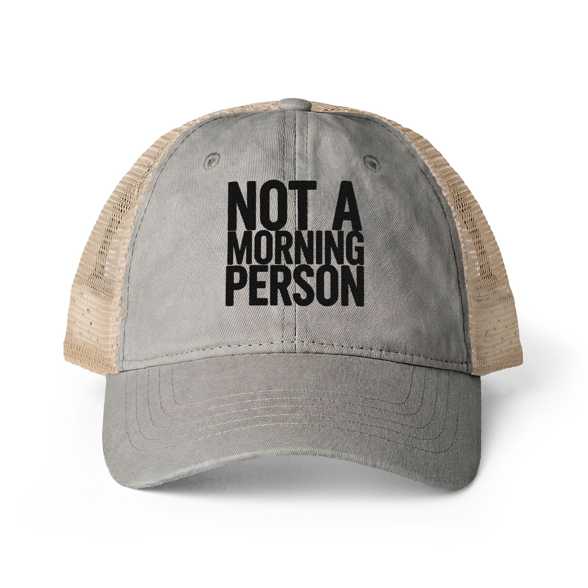 Chocolate Safari Washed Mesh-Back Cap | Noorve | Hats