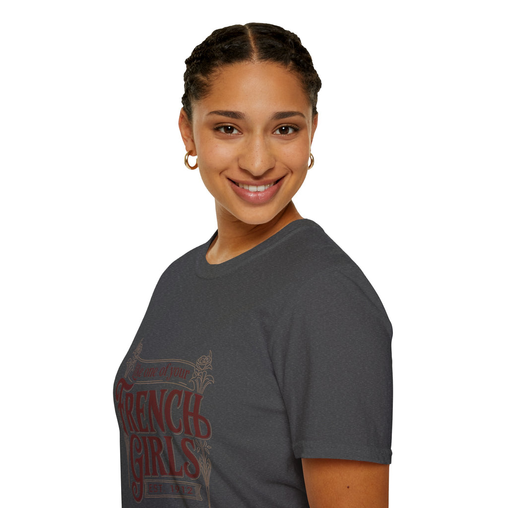 French Girls T-Shirt — "Like One of Your French Girls" Vintage Script Tee