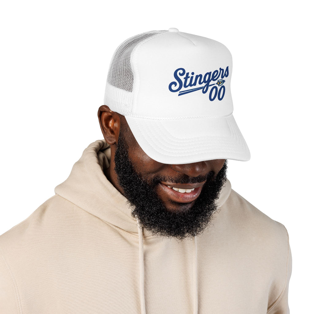 Stingers 00 Foam Trucker Hat — Retro Sports Mesh Cap